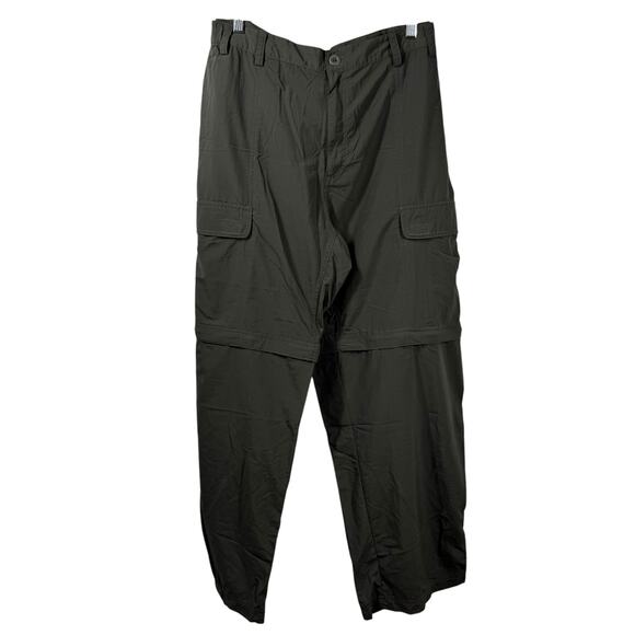 White Sierra Convertible Pants Women XXL Plus Size Green Outdoor Hiking Camping - Picture 1 of 11